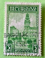 BRIEFMARKEN AUS  Uruguay 100 Jahre Unabhängigkeit GESTEMPELT