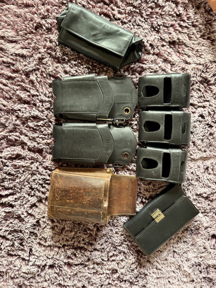 Taschen: Kellner Leder Brieftasche; Oderman- und Druckertasche – Gebraucht aus Samnaun-Compatsch von obe_8hyy