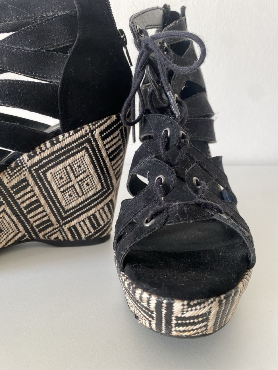 Scarpe da donna: Sommer platteaus mit Muster, Grösse 30 – Usato da lommis venduto da inf_thv8 3