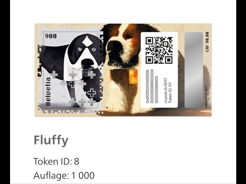 Alle Briefmarken: Swiss Crypto Stamp 3.0 ID8 Fluffy originalverpackt – Neu und originalverpackt aus Freidorf TG von ern_7s68 1