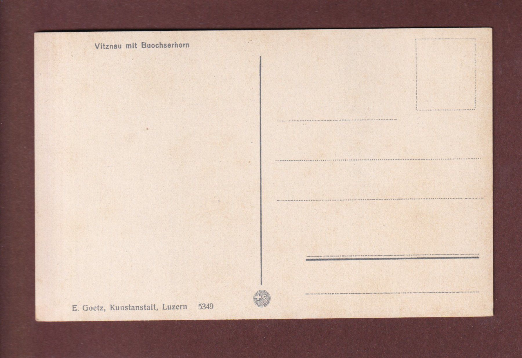 Ansichtskarten: VITZNAU - Buochserhorn – Gebraucht aus Pully von nicecards-shop 1