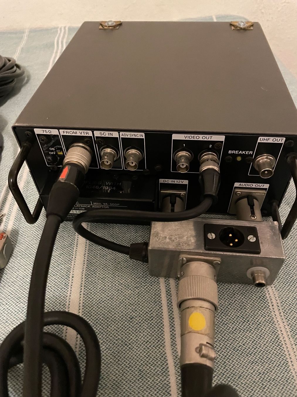 Unità & Adattatore: SONY VTR Playback Adapter Mod. VA-500P – Usato da Zürich venduto da beli_30 4