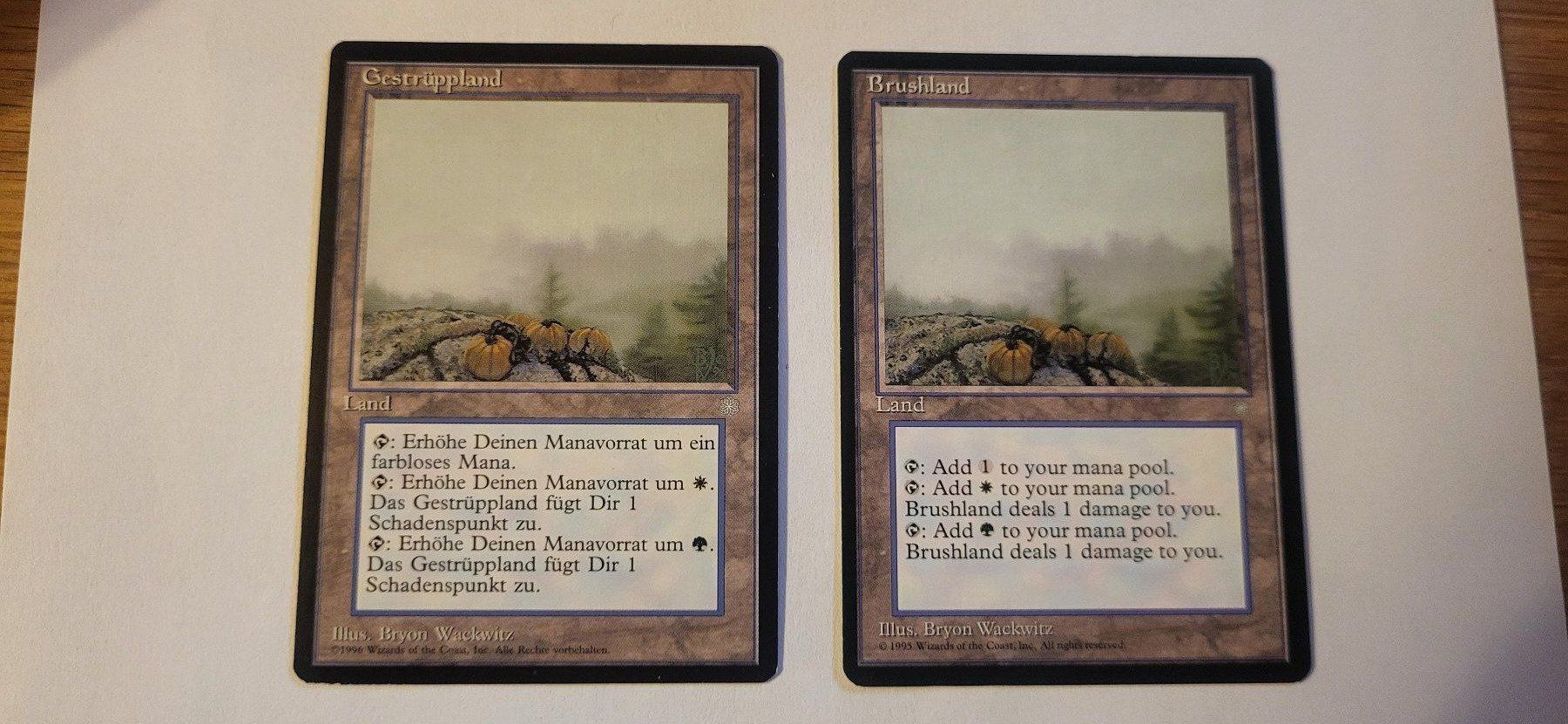 Magic The Gathering Carte collezionabili: MTG - Gestrüppland – Usato da Münsingen venduto da Heroism2010