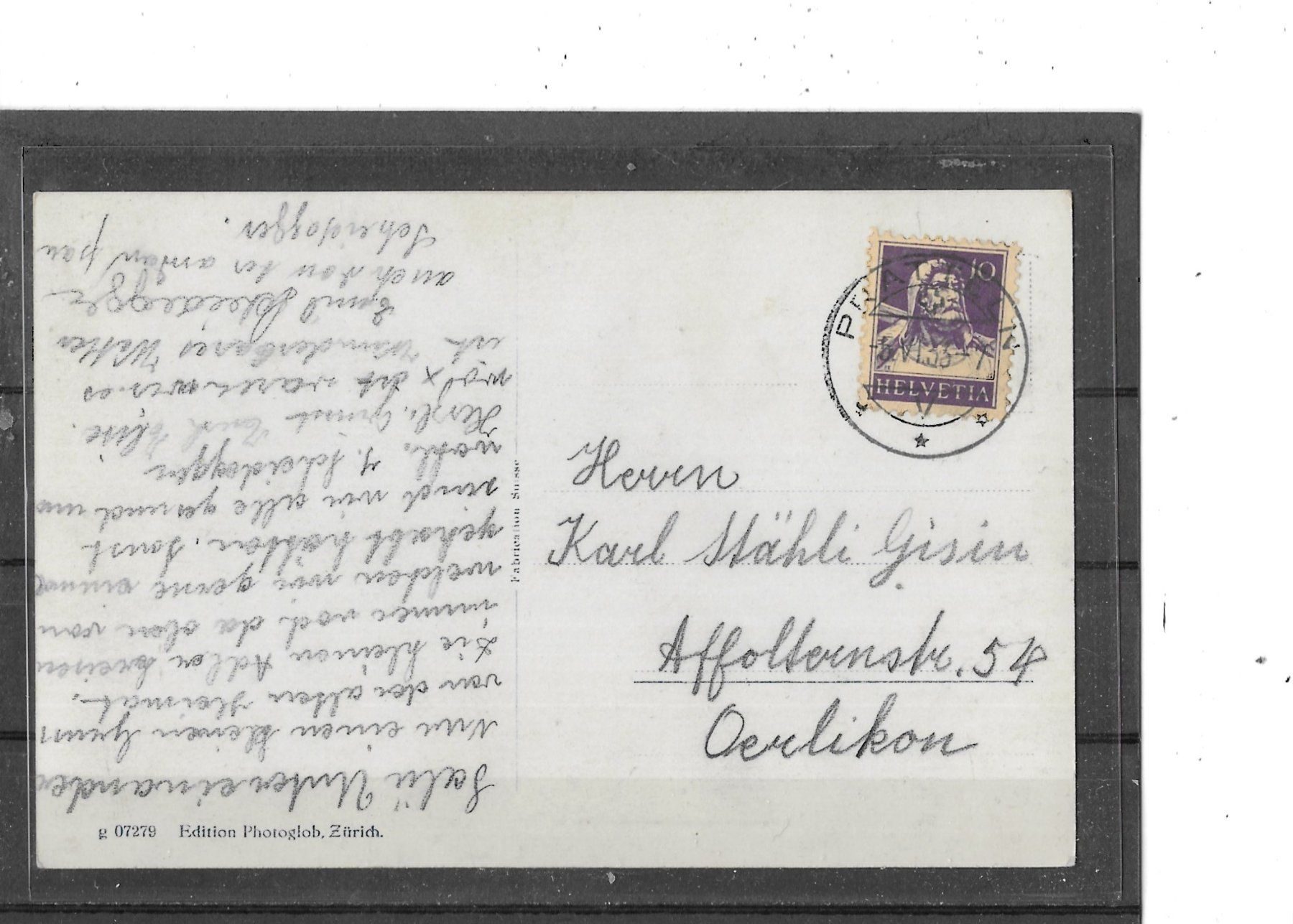 Ansichtskarten: BL Bad Schauenburg bei Liestal 1933 – Gebraucht aus Schocherswil von Wilare 1