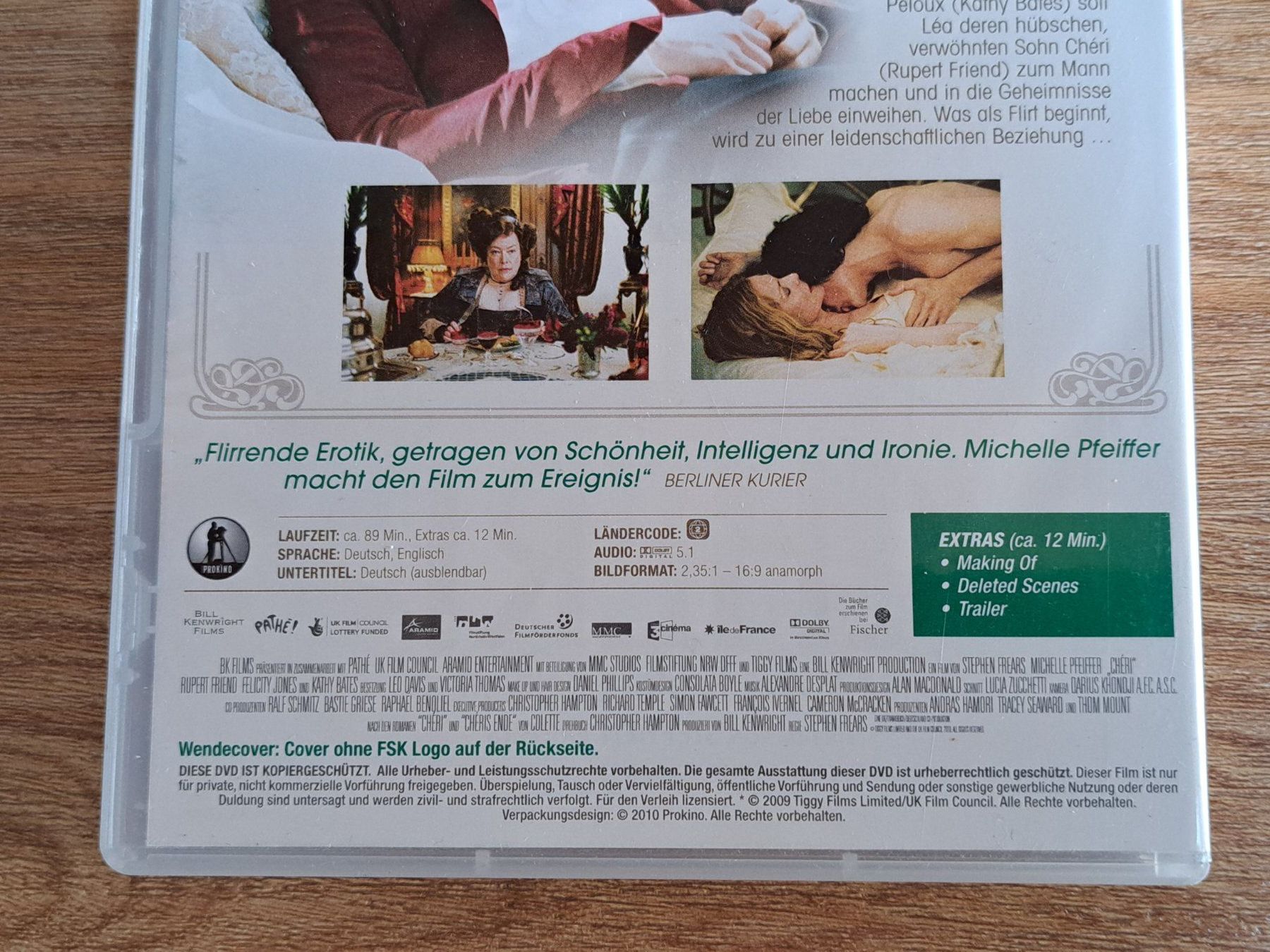 Tutti i DVDs: DVD Chéri mit Michelle Pfeifer, Prokino Edition – Nuovo (secondo la descrizione) da Unterseen venduto da Kanica 3