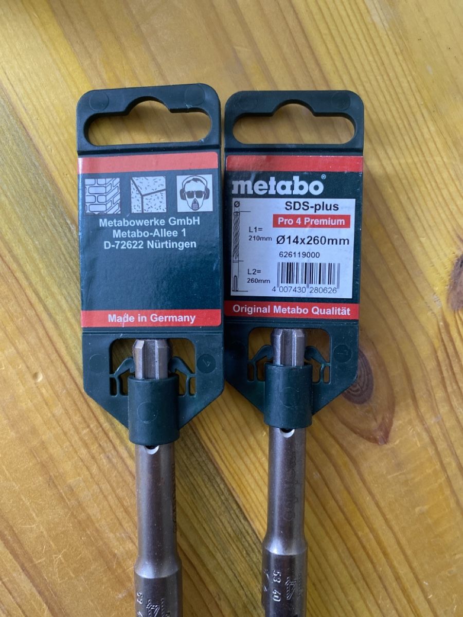 Metabo Tutti gli attrezzi: Metabo SDS-plus 14x260 Pro 4 Premium – Nuovo e nell'imballaggio originale da Erstfeld venduto da MiMaTo 2