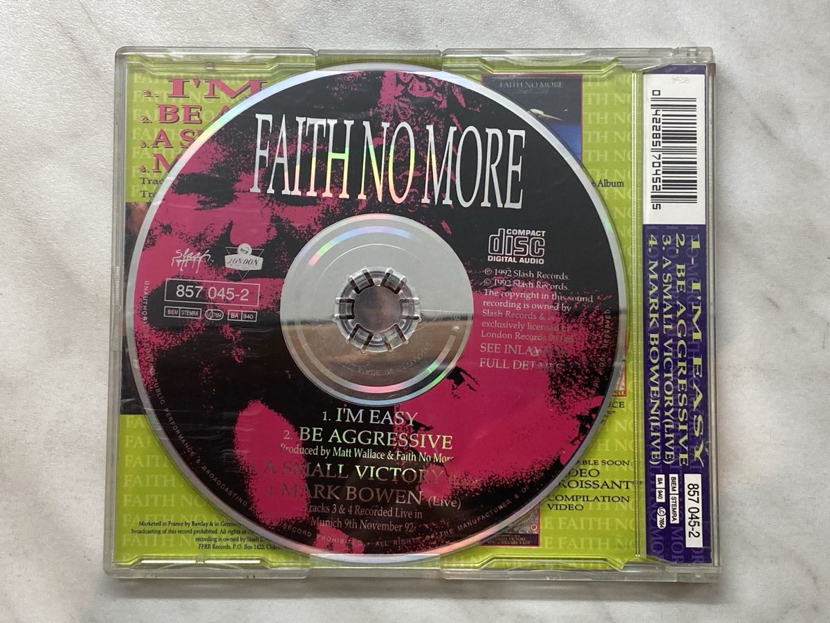 CD: Faith No More - I'm easy/Be Aggressive – Nuovo (secondo la descrizione) da Aigle venduto da St_anger 1