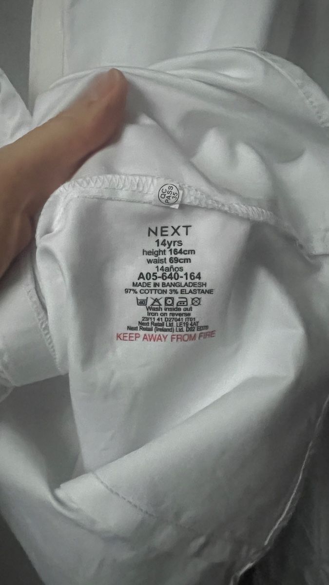Next Camicette, T-shirt & Top: Next Weisses Hemd Gr.164 – Nuovo (secondo la descrizione) da Tagelswangen venduto da Bomu 2