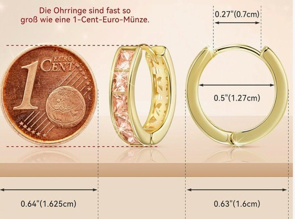 Orecchini pendenti & Orecchini a lobo: ohrringe vergoldet 14k – Nuovo e nell'imballaggio originale da Hemmental venduto da Schmuckstudio 1
