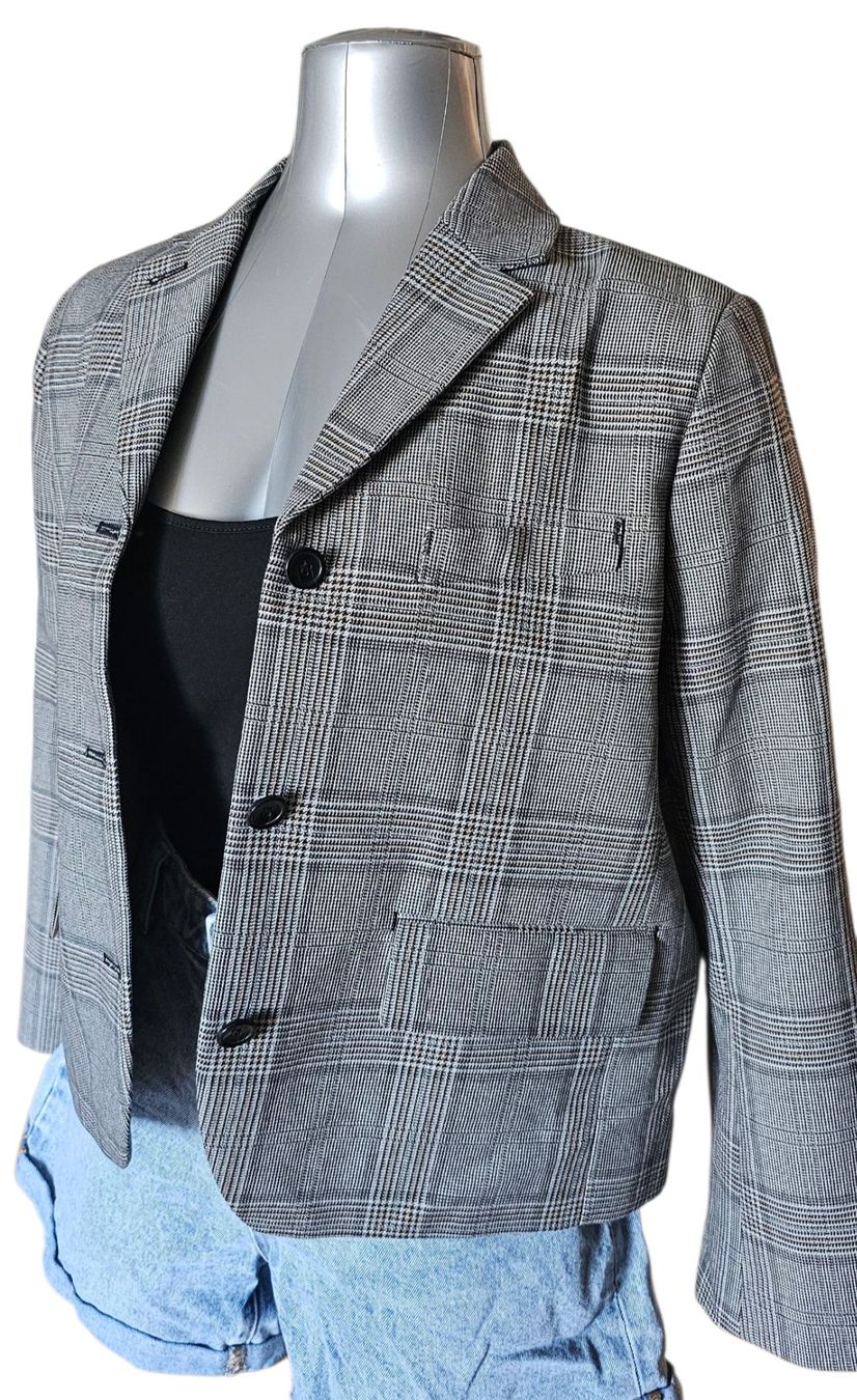 H&M Vestes: H&M Blazer im Karomuster, Grösse L – Neuf (Voir description) à Langenthal par SecondChanceShop