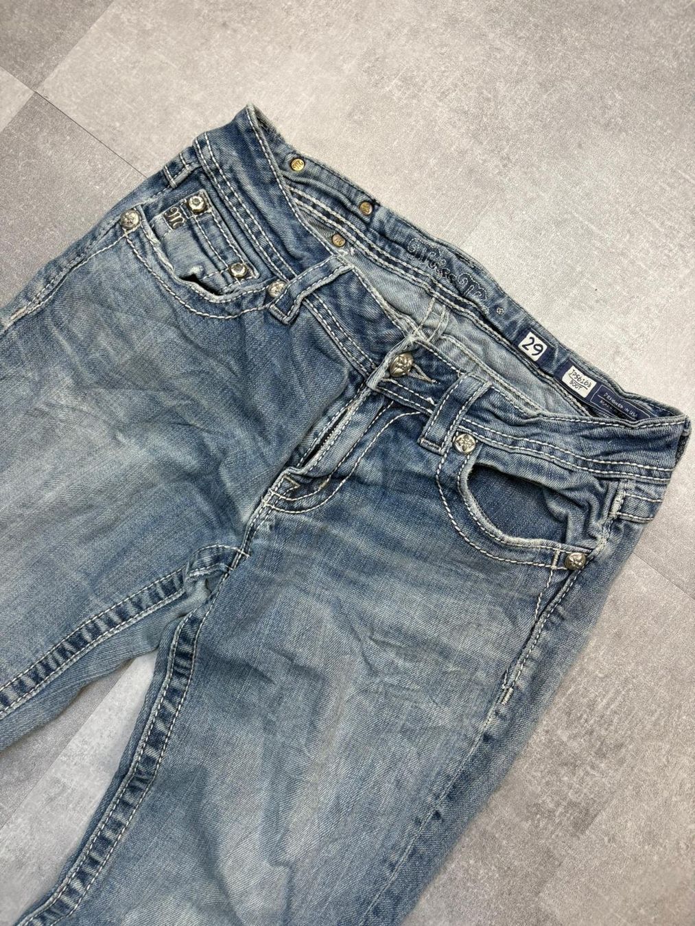 Jeans: Miss Me Bootcut Flared Jeans - Grösse M/29 – Usato da Werdenberg venduto da hase.vintage 3