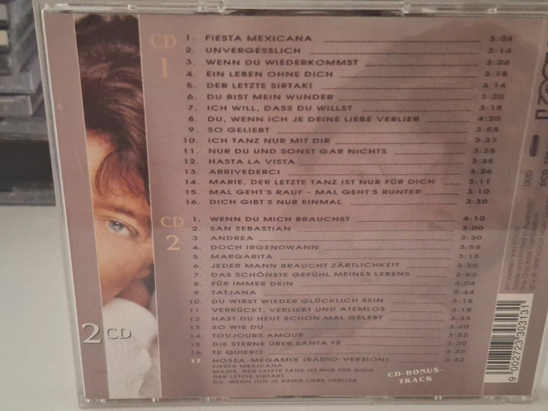 CD: 2CD Rex Gildo -  Unvergesslich – Usato da Aarberg venduto da Jackup1 1