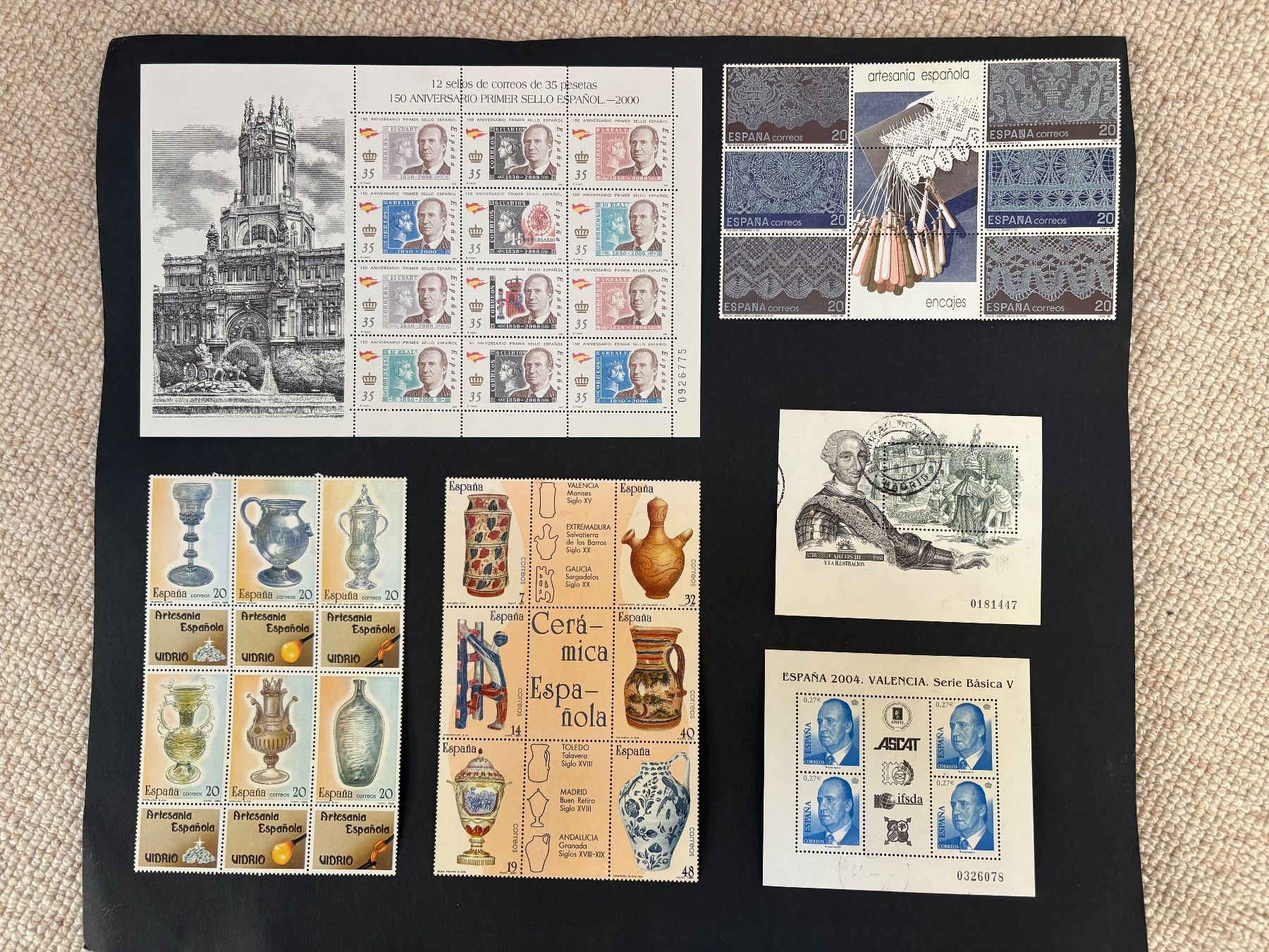Tutti i francobolli: Diverse Briefmarkenblöcke aus Spanien – Usato da Steinmaur venduto da Nicorutishauser