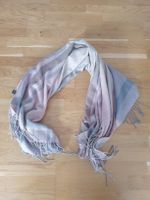 Schal oder Sofaüberwurf rosa/grau