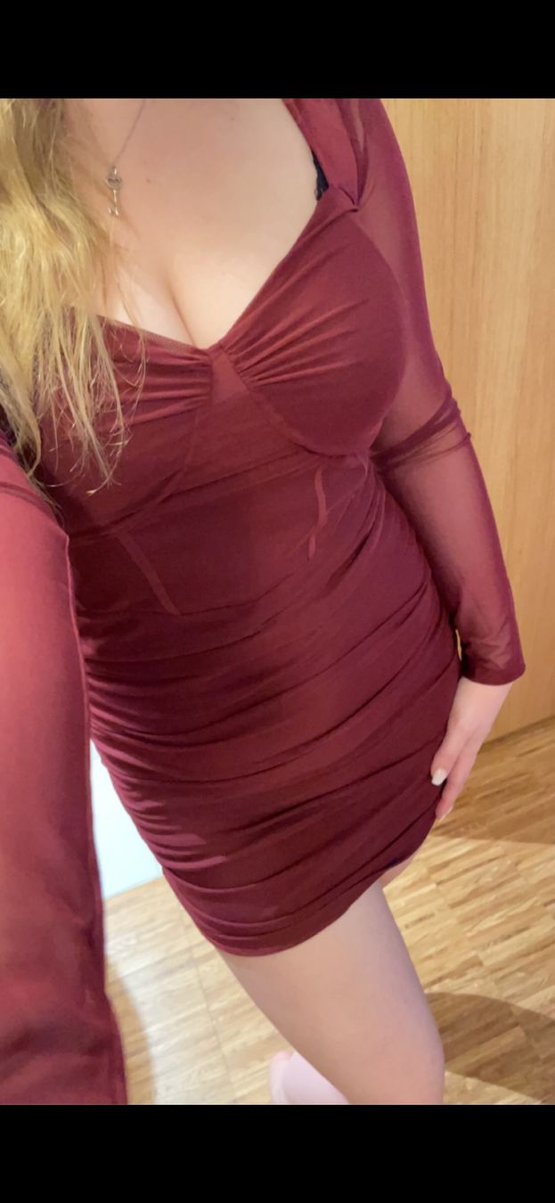 Vestiti: Hollister Kleid Bordeaux – Nuovo (secondo la descrizione) da Goldau venduto da Zahnfee888 3