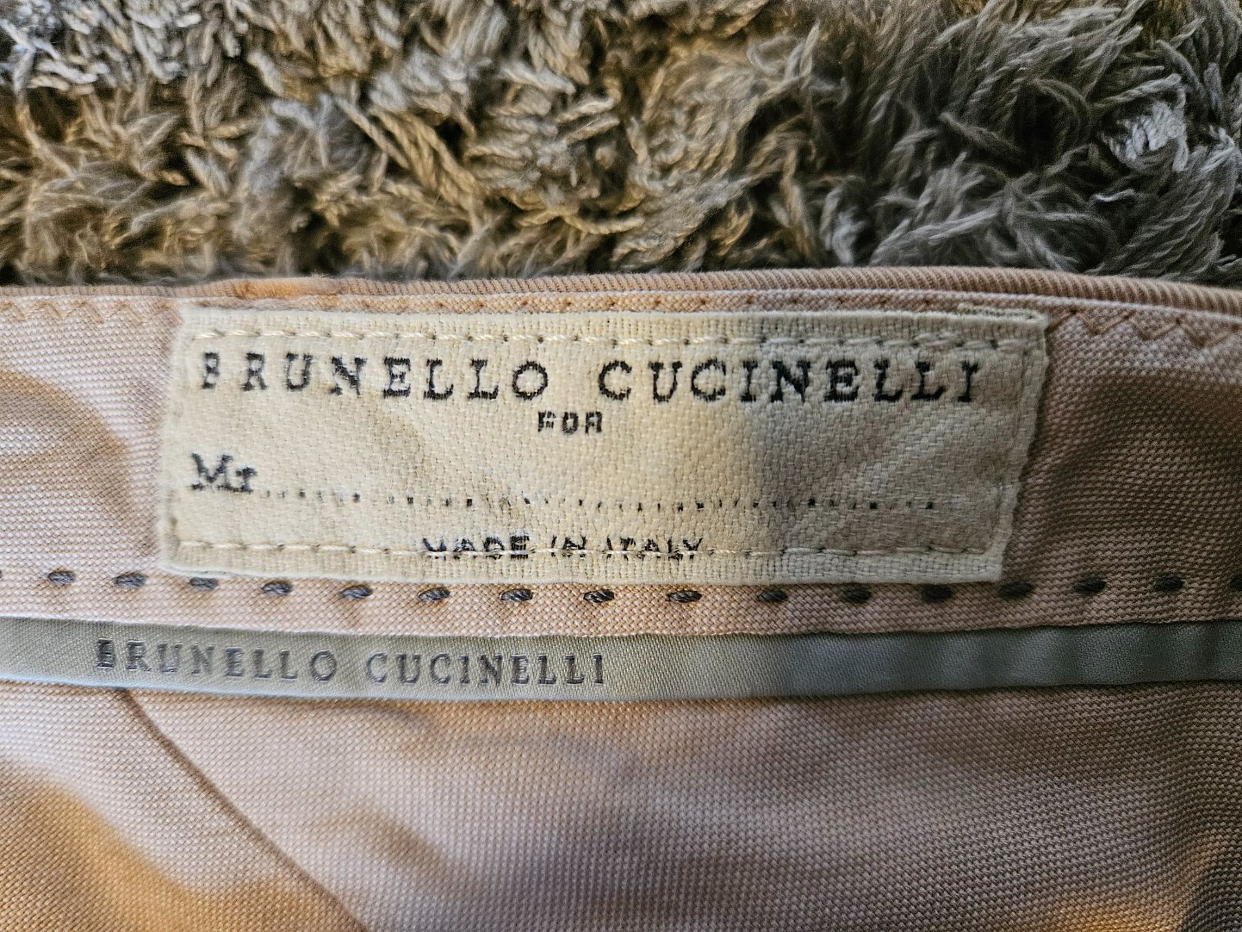 Brunello Cucinelli Hosen: BRUNELLO CUCINELLI Faltenhose ,,Herren,, Beige – Gebraucht aus Gachnang von loard 2