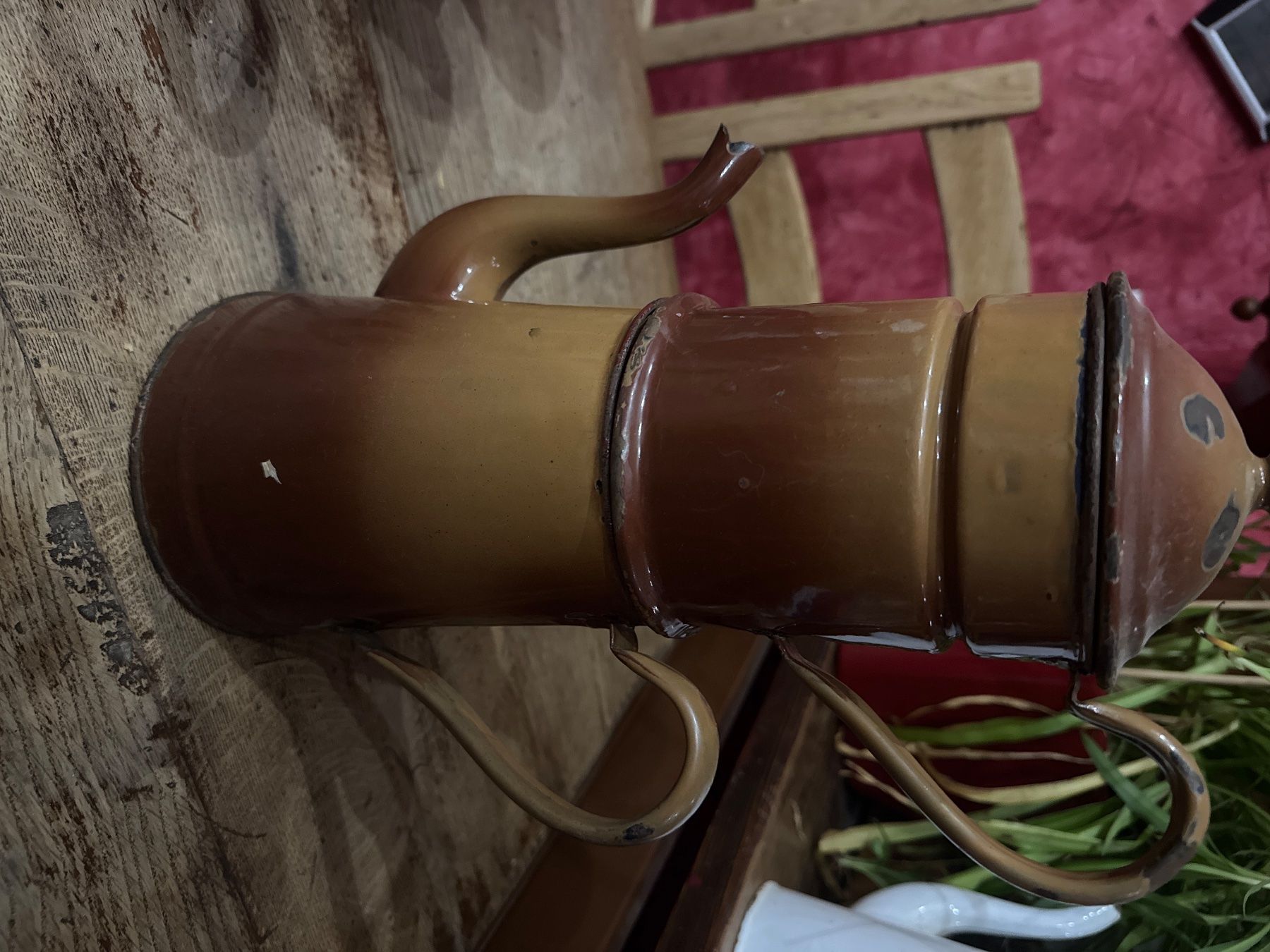 Teekannen: Pot ancien théière cafetière emaille – Gebraucht aus Lajoux JU von Briard0