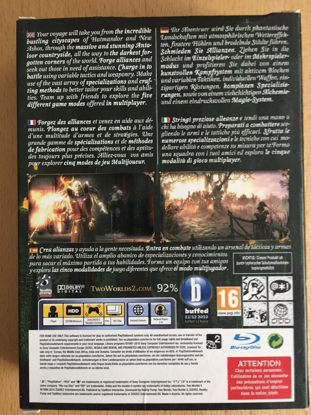 Giochi: Two Worlds II Premium Edition PS3 – Usato da Rüti ZH venduto da alumedien 1