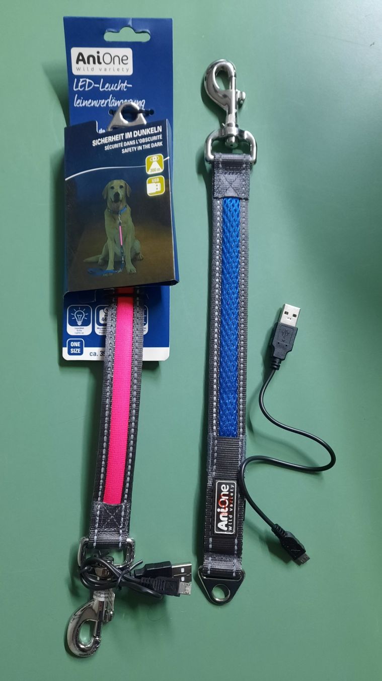 Leine & Halsband: Hundeleuchtband Sicherheit pink – Neu und originalverpackt aus zufikon von braemestaender01 2