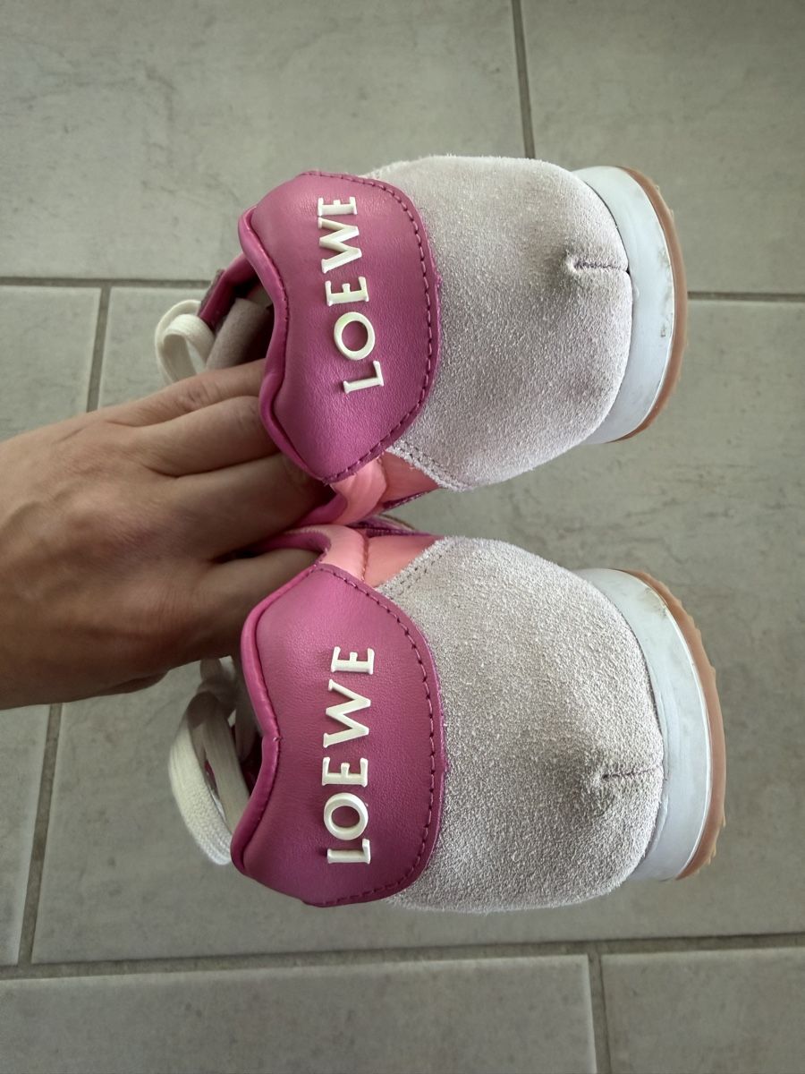 Damenschuhe: Sneakers Pink Suede Nylon Gr 39 – Gebraucht aus Arni AG von LunaMeadow 3