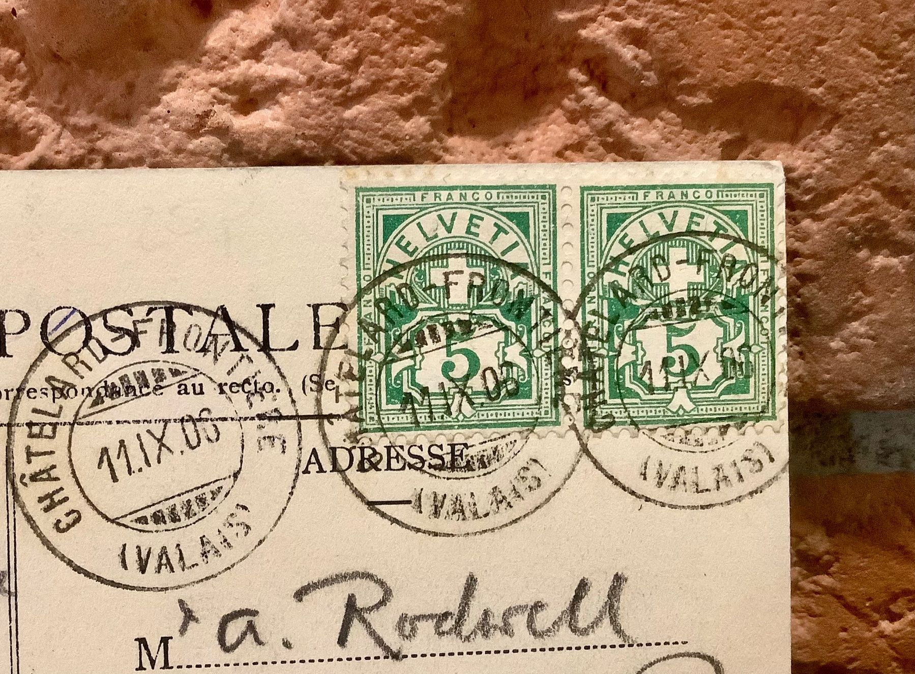 Cartoline postali: 1905 - CHÂTELARD FRONTIÈRE - Les Hôtels – Usato da Root venduto da ENGLAND-TREASURES 3