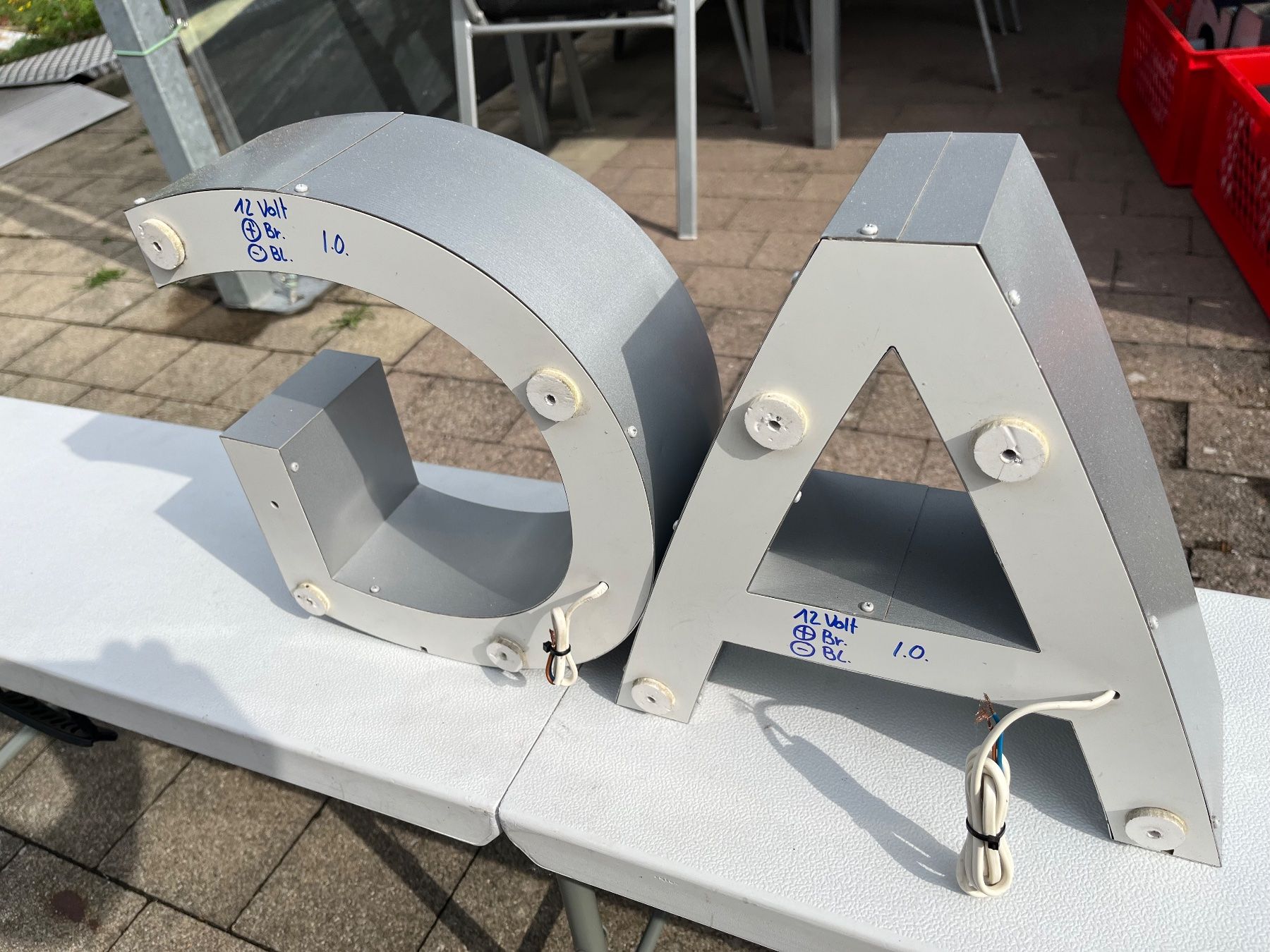 Lampade: Einzelne Leuchtbuchstaben 12Volt LED - geprüft I.O. – Usato da Menziken venduto da Hotdevil1 3