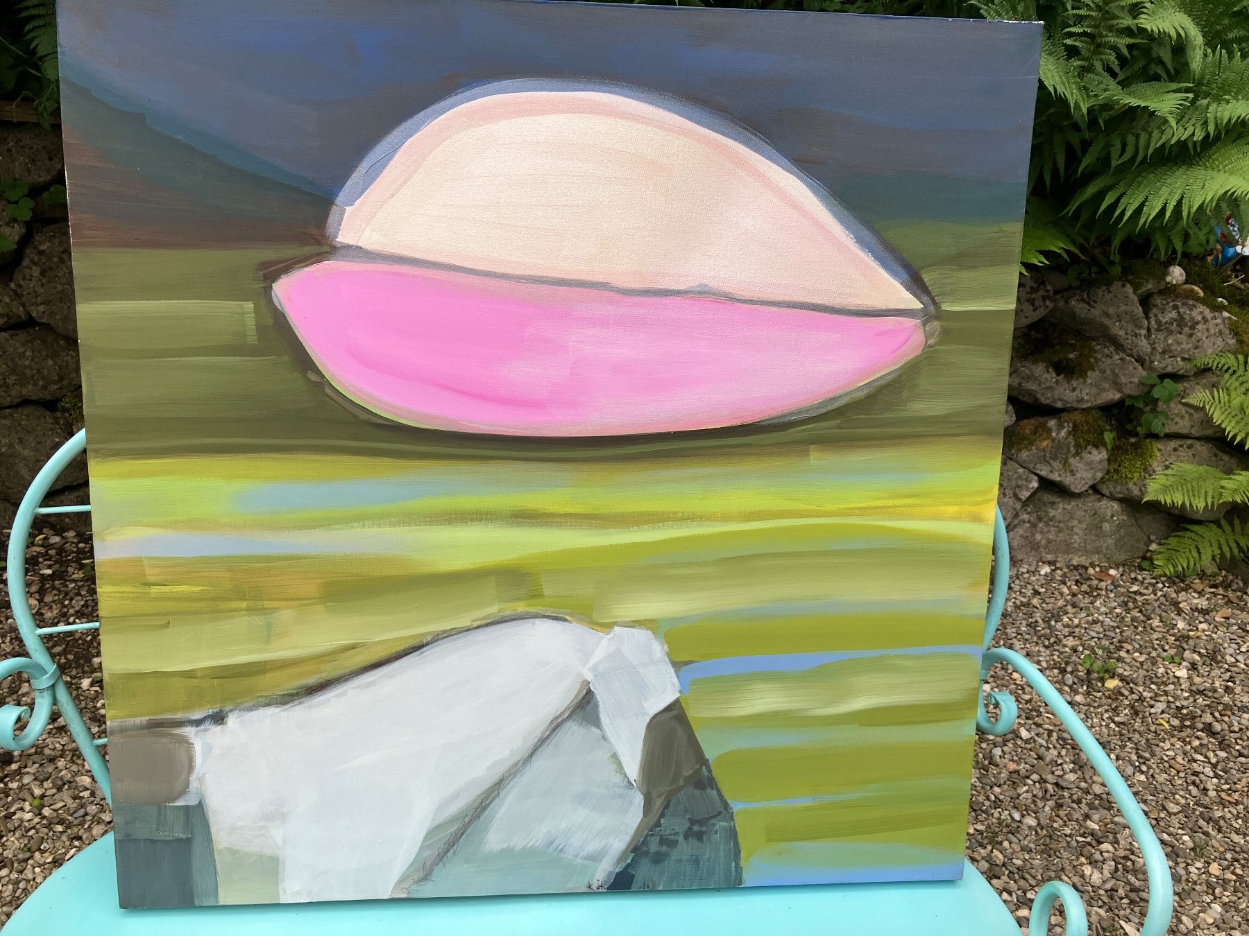Dipinti: 2. BILDER.    " Spiegelung im wasser".   Originalgemälde.. – Nuovo (secondo la descrizione) da Wetzikon ZH venduto da Curlycat2000 1