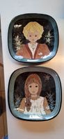 2 assiettes murales Kleinfelden céramique fait main