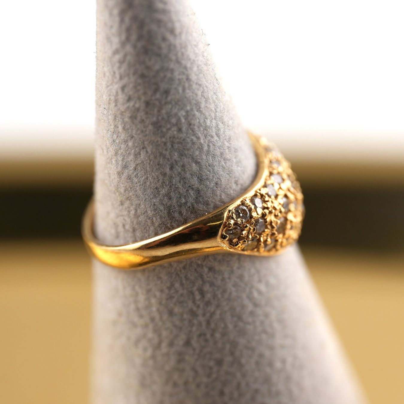 Anelli: Goldring 18K mit Diamanten – Usato da Basel venduto da Vip24 2