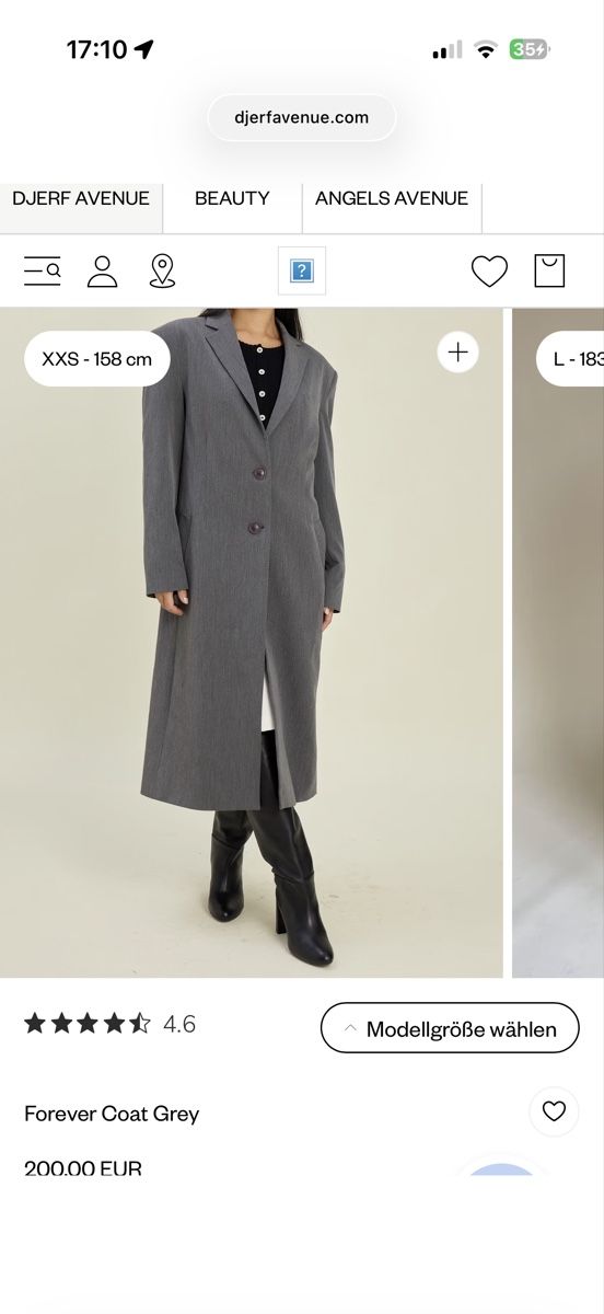 Cappotti: Djerf Avenue forever coat – Nuovo (secondo la descrizione) da St. Gallen venduto da Vanesita. 2