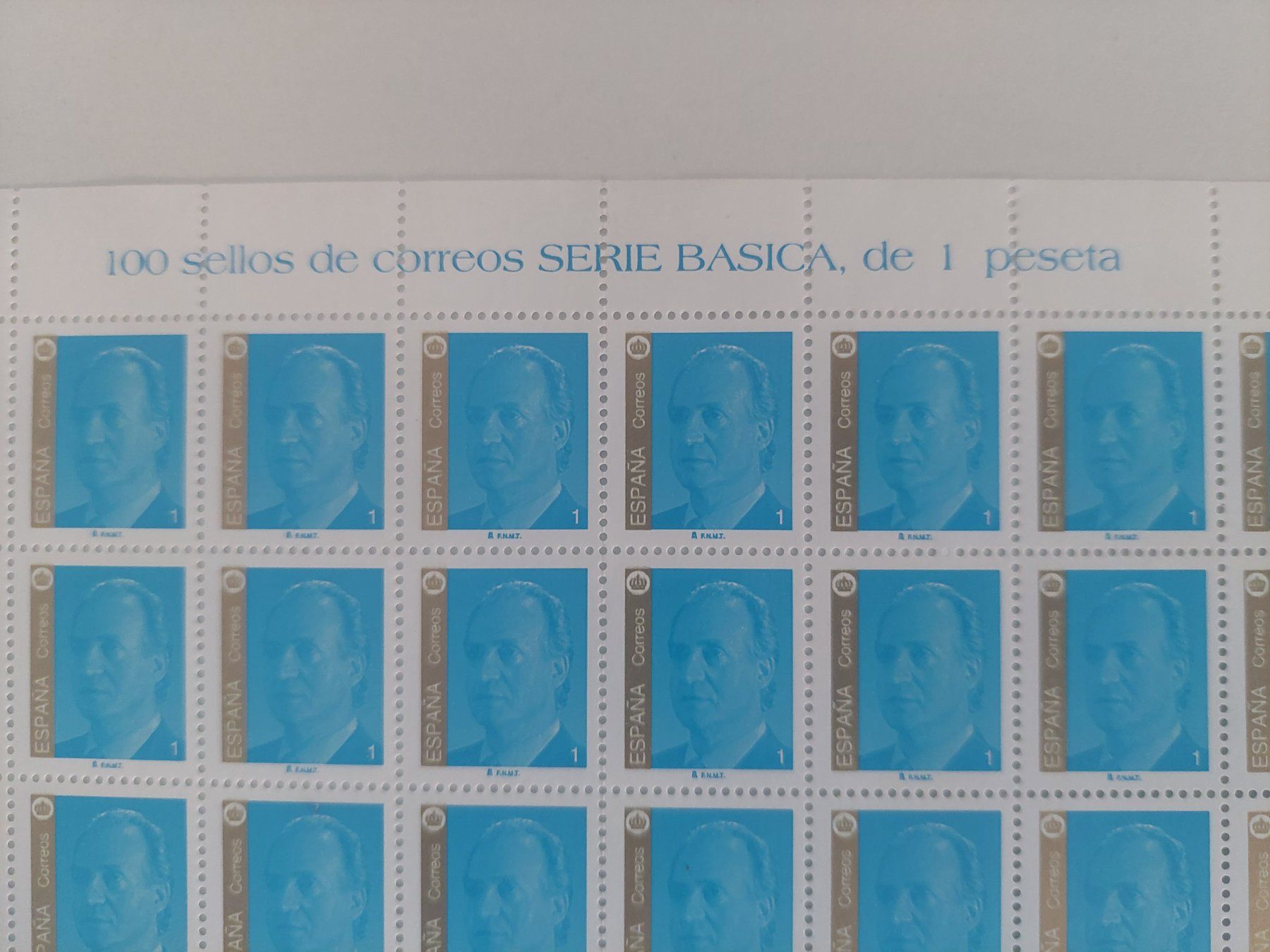 Tutti i francobolli: Marken Spanien Bogen 100 x 1 Peseta unz. – Nuovo (secondo la descrizione) da Wil SG venduto da ram_c5j2 1