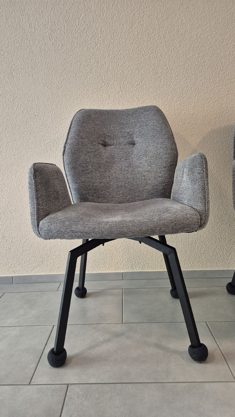 Stühle: Moderne Esszimmerstühle 4er Set Grau Drehbar – Gebraucht aus Lenzburg von Nabeirhood 1