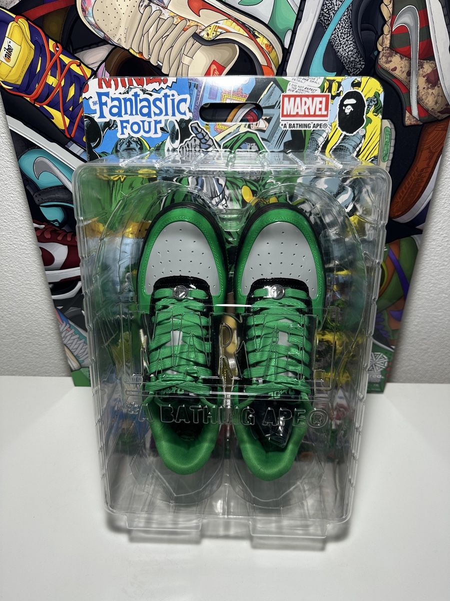 Bape Scarpe da uomo: A Bathing Ape Bape Sta Marvel Dr.Doom Gr.43 – Nuovo e nell'imballaggio originale da Freidorf TG venduto da kickznlacez 1