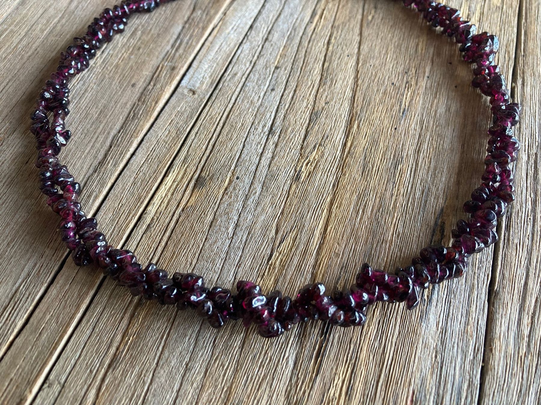 Catenine: GRANAT  SPLITTER  HALSKETTE 90cm – Nuovo e nell'imballaggio originale da Aesch ZH venduto da LiquidAktion 3