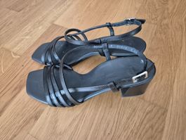 Paul Green Sandaletten Schwarz Gr. 39 (UK 6) Leder Riemchen