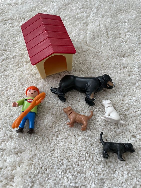 Playmobil 4498 Berner Sennenhund mit Welpen (Gebraucht) in Ebmatingen ...