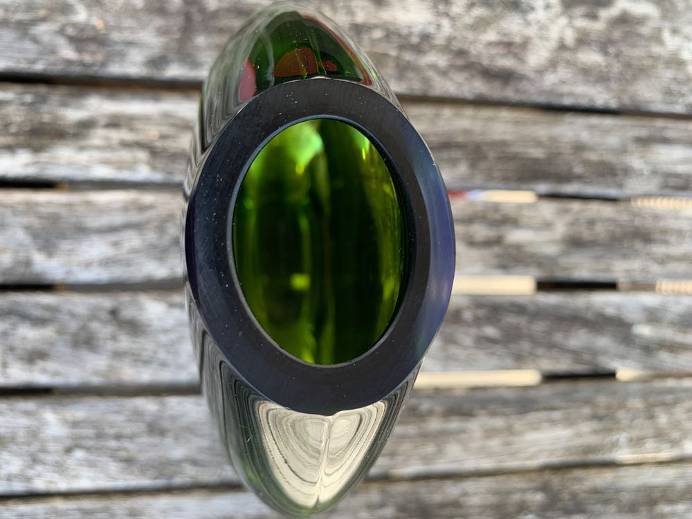 Vasen & Gefässe: Glas-Vase grün – Gebraucht aus Zürich von Sylvia77 3