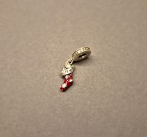 Silber Charm Weihnachtssocke +Garantie