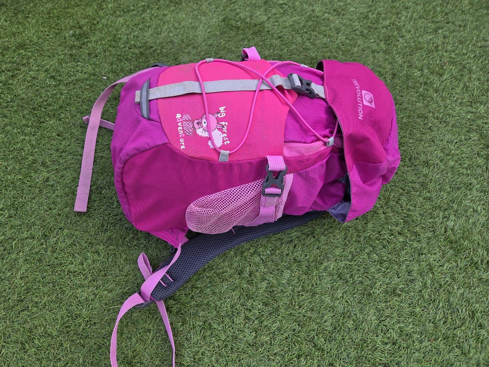 Borse & Zaini: Kinderrucksack Trekking Rucksack Pink/Lila – Usato da Humlikon venduto da Groovy5 4