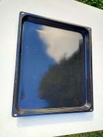 Backblech schwarz emailliert gebrauchter Zustand 43 x 37cm