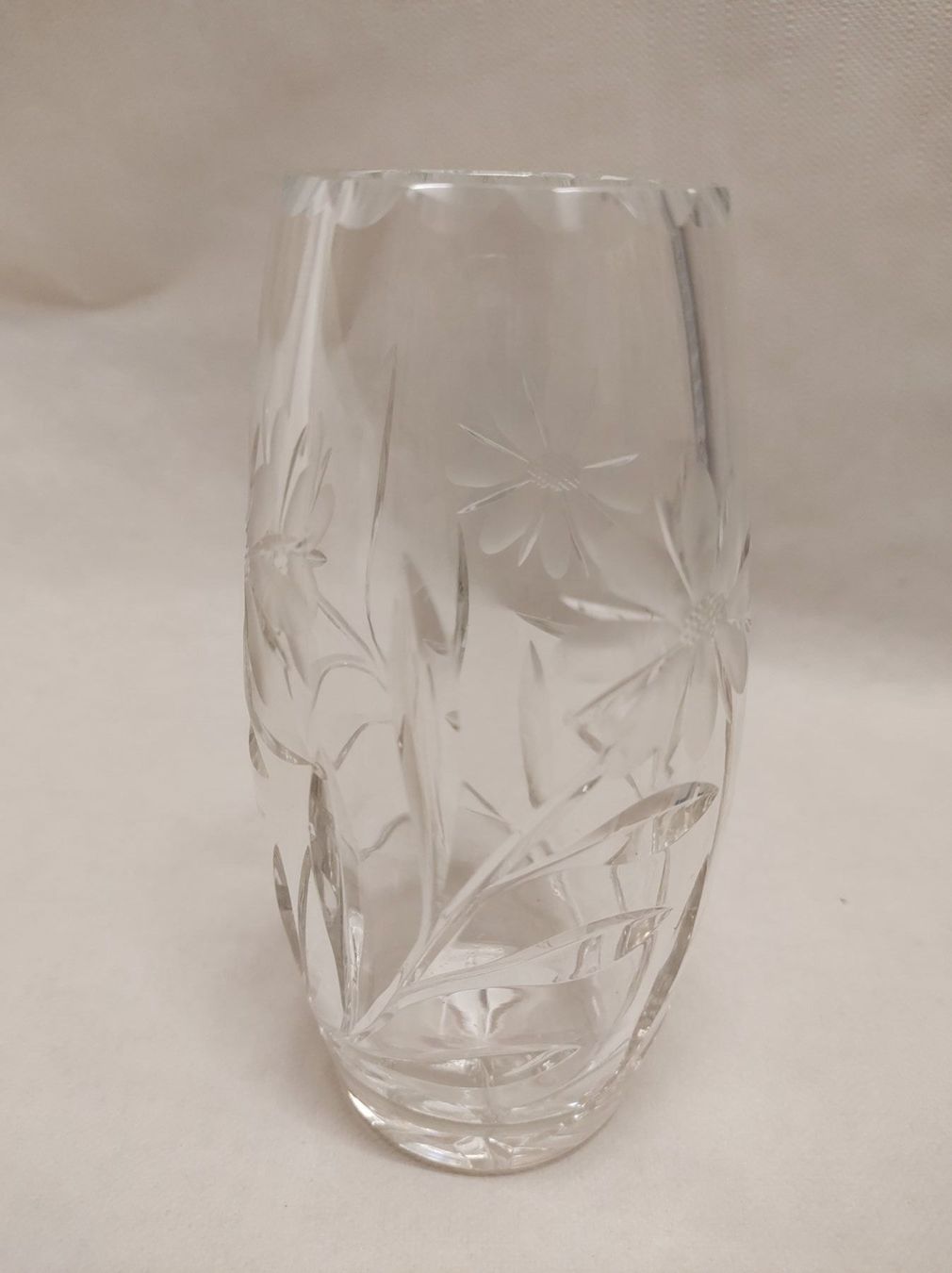 Vasen & Gefässe: GLAS VASE ** MASSIV ** GESCHLIFFEN – Gebraucht aus Lupfig von Womewome
