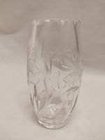 GLAS VASE ** MASSIV ** GESCHLIFFEN