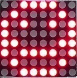 Componenti elettronici: LED Dot Matrix 8x8 (rot) mit Treiber IC – Nuovo e nell'imballaggio originale da Sursee venduto da allduino 3
