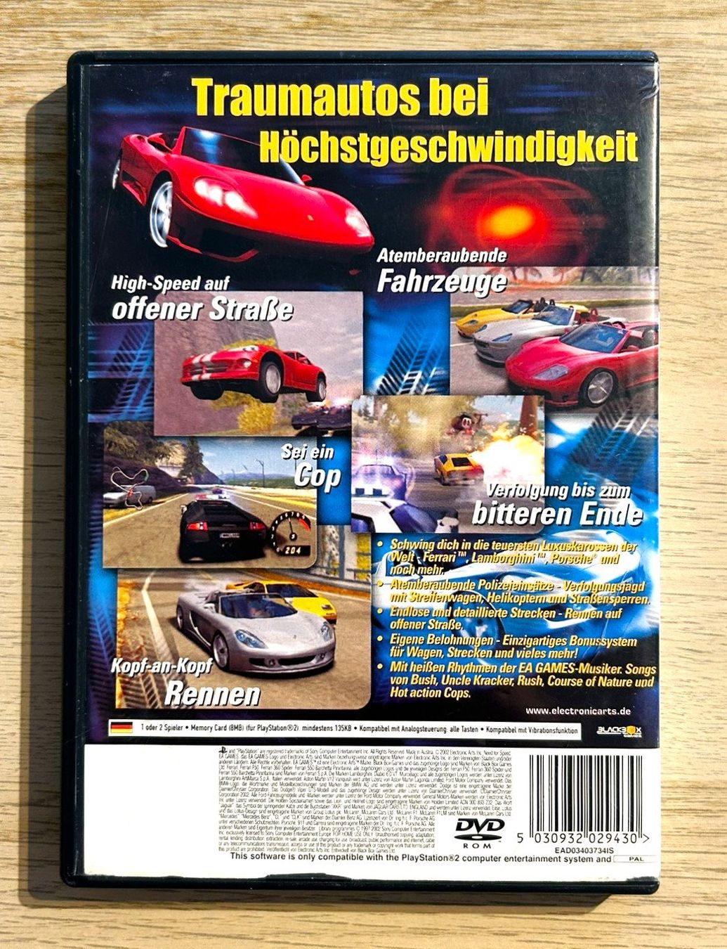 Sony Giochi: Need for Speed Hot Pursuit 2 PS2 – Usato da St. Gallen venduto da Alpine.Arcade 1
