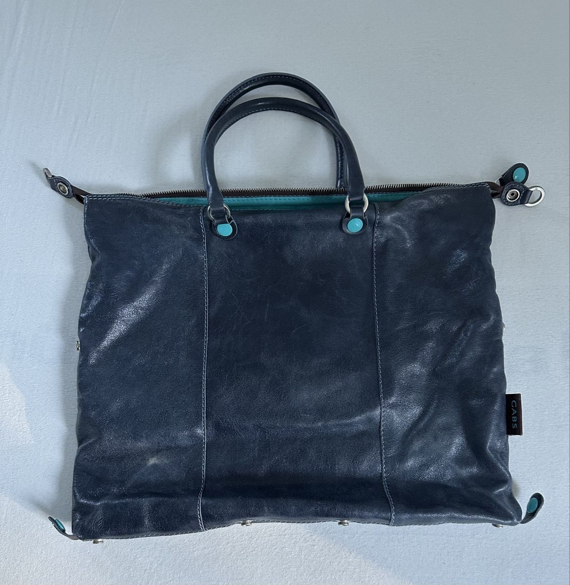 Gabs Borse da donna: Gabs Ledertasche - Dunkelblau, Top Zustand – Usato da Schaffhausen venduto da Guckyy 3