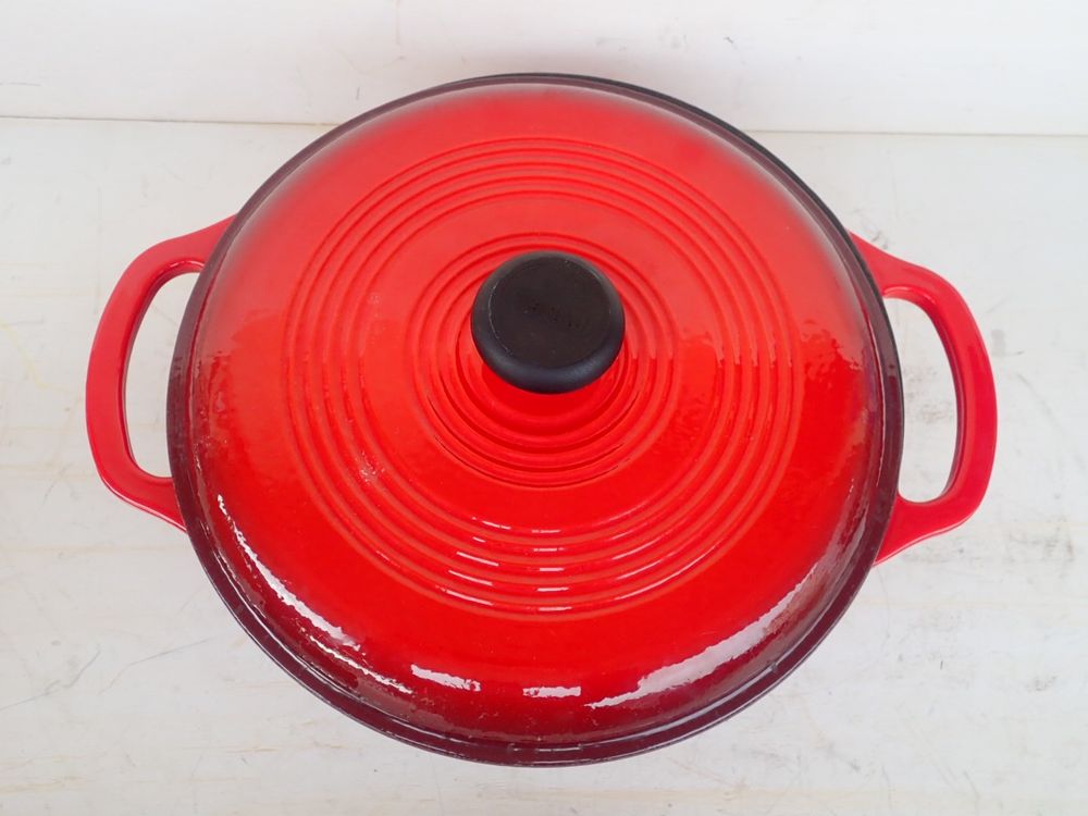 Gusseisen Pfanne Topf Pyrex Le Creuset Escargots Vintage | Kaufen auf ...