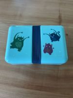Süsse Monster Brotdose mintgrün für Kinder - Sommerhit!