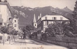 Bex - Entrée du village  1912