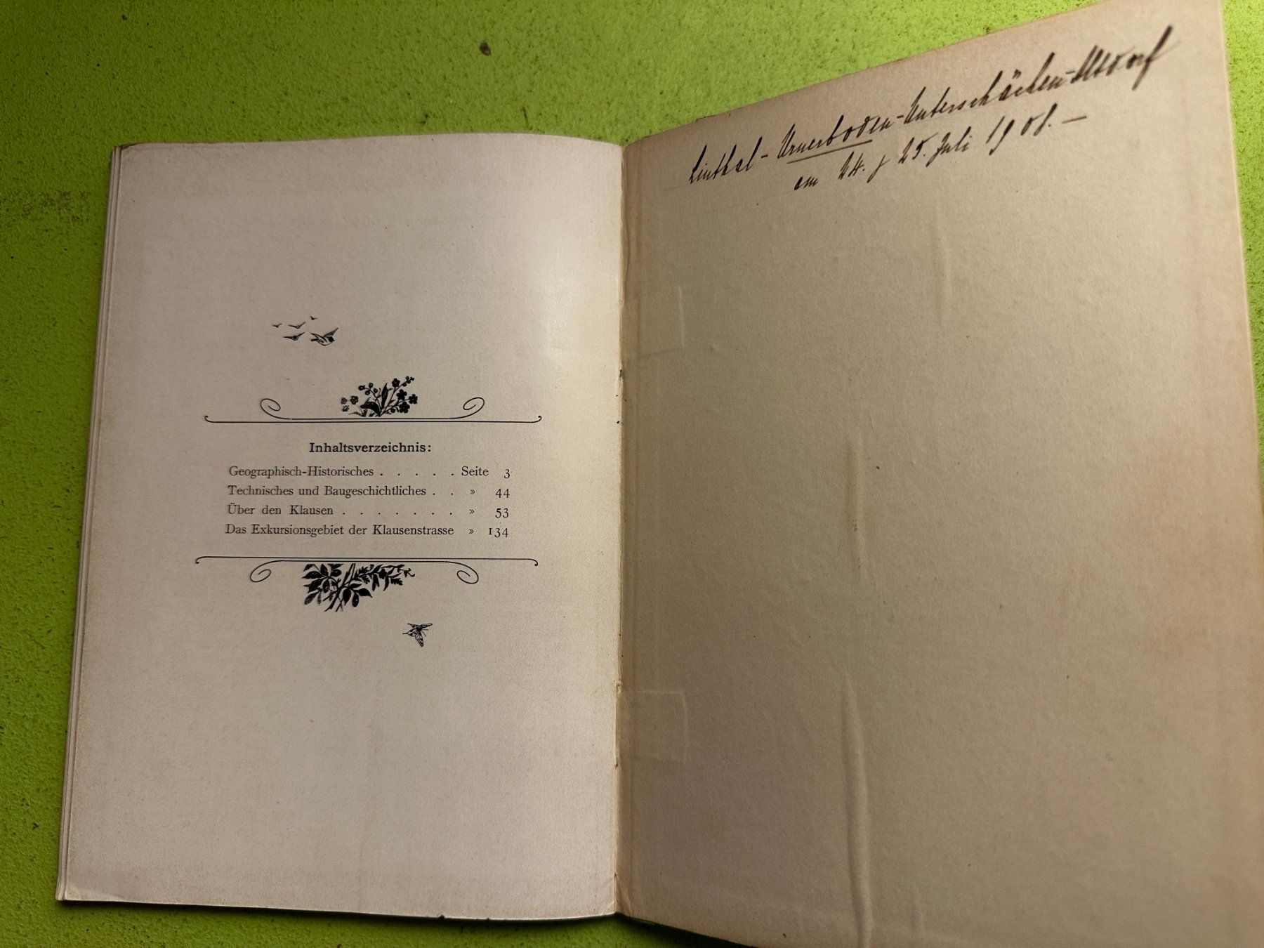 Libri: F. Becker: Ueber den Klausen. 1900 – Usato da Zürich venduto da allp 8