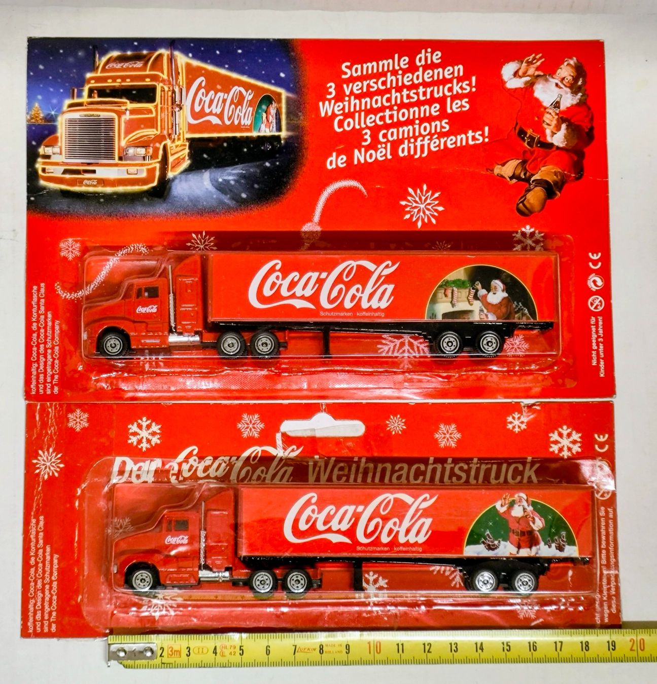 Coca-Cola Modellini d'auto: 2 Coca-Cola Truck – Nuovo e nell'imballaggio originale da Pfäffikon ZH venduto da Colacity